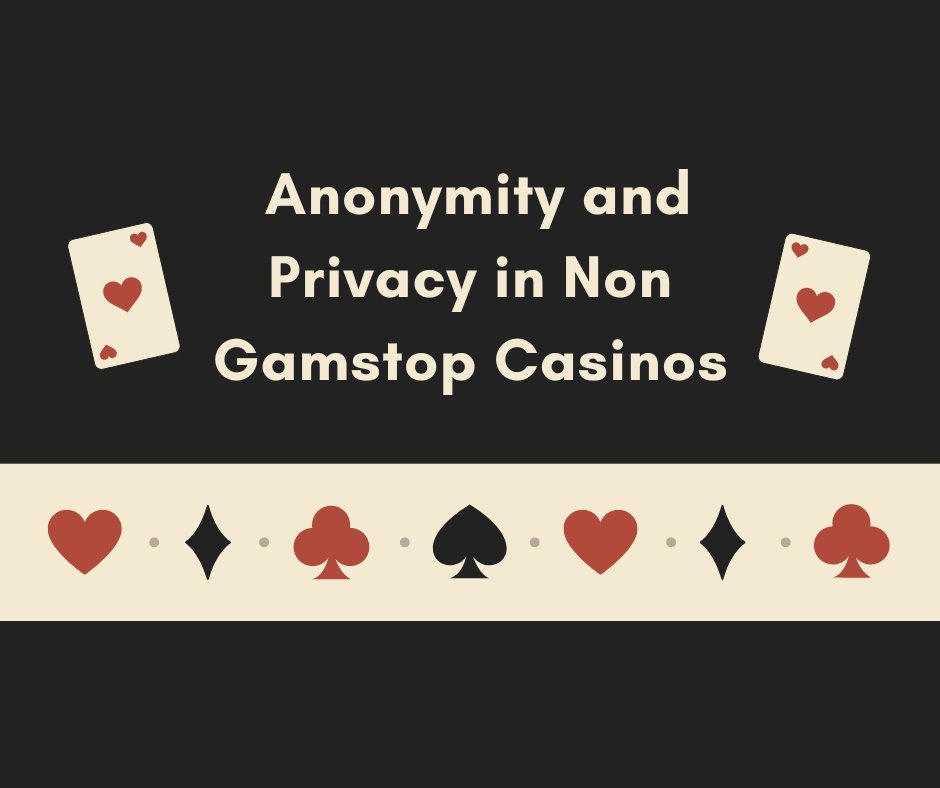 Banner showing text "Anonymity and Privacy in Non Gamstop Casinos"