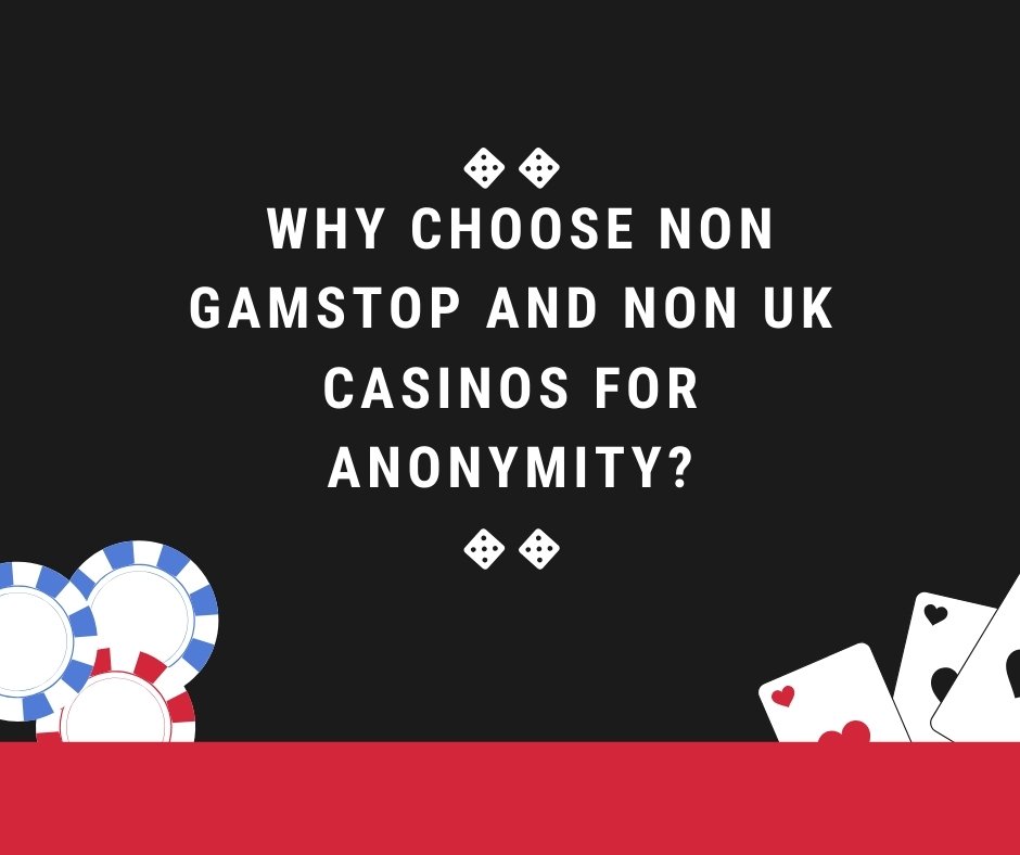 Banner showing text "Why choose Non Gamstop and Non UK Casinos for Anonymity"