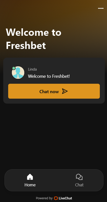 Freshbet Live Chat