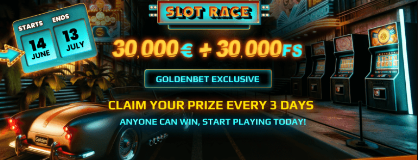 Slot Race of Goldenbet