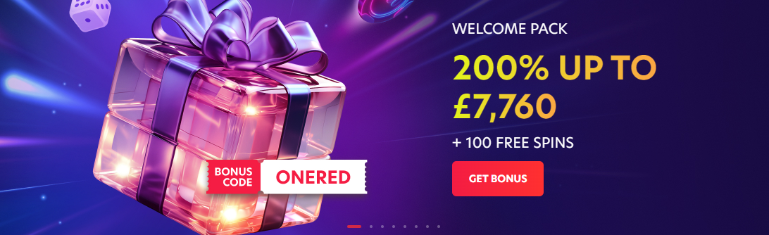 Welcome Bonus on 1Red