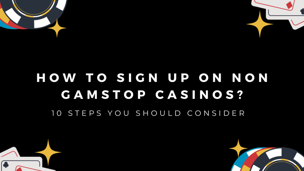 featured image of an article that is about how to register on non gamstop casinos