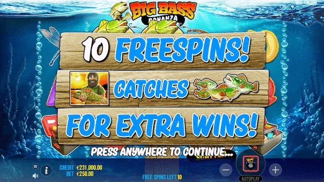 picture of big bass bonanza bonus free spins