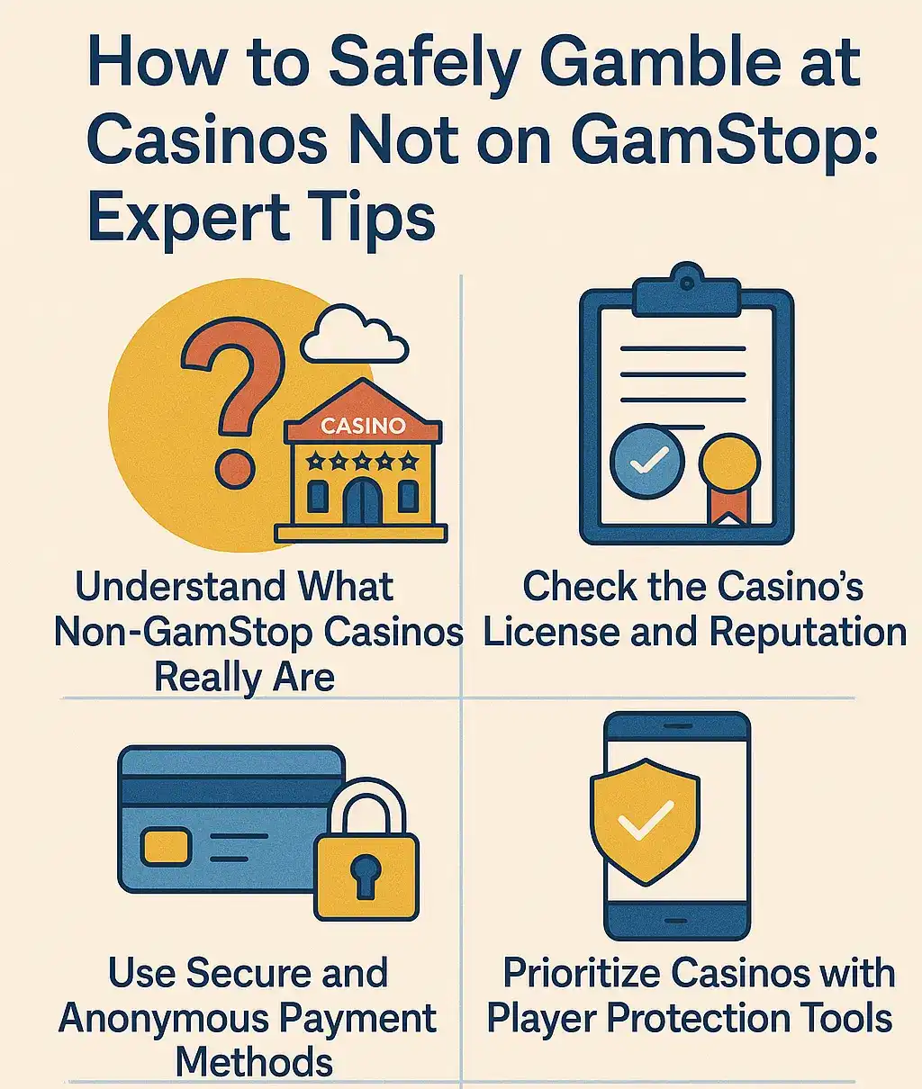 4 Tips in order to gamble safely at casinos not on gamstop