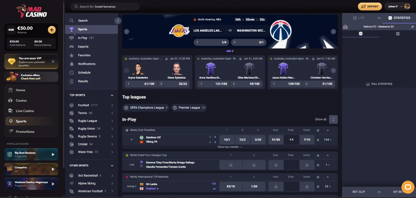 Sportsbook of this brand