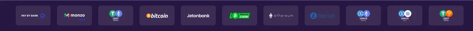 Payment methods of this brand