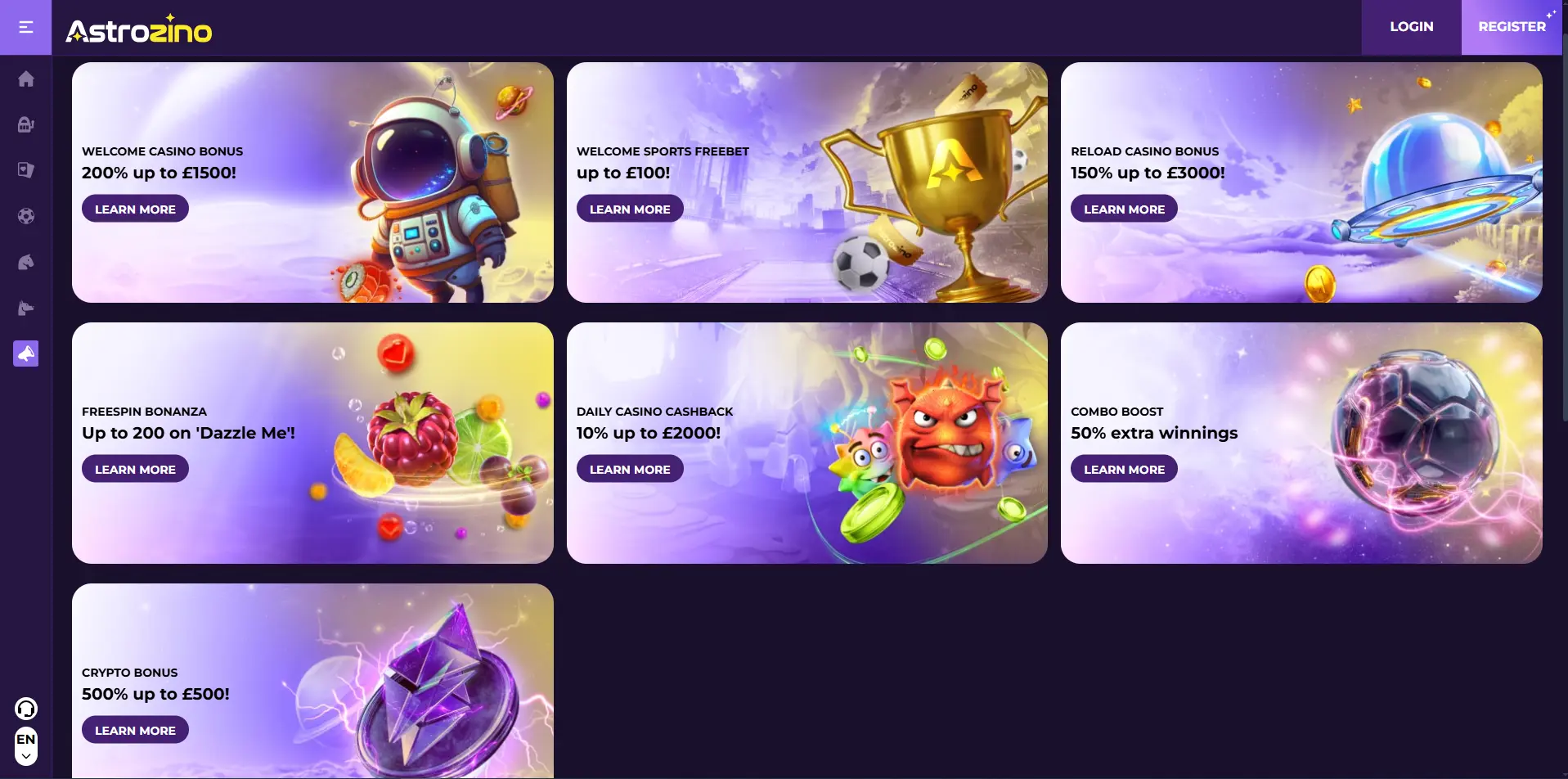 Promotions page of this brand
