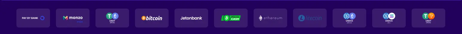 Payment methods of this brand