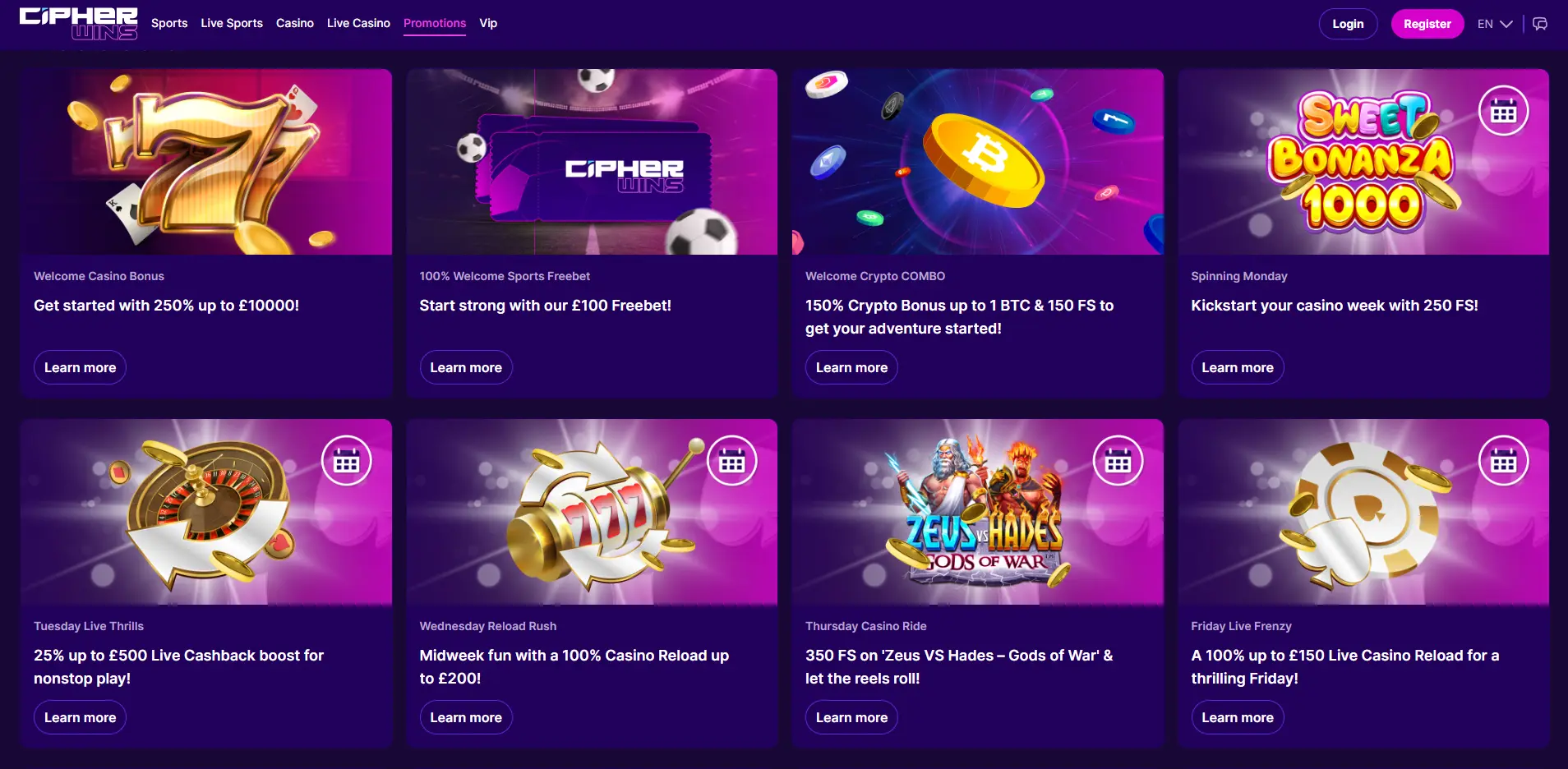 promotions page of this brand