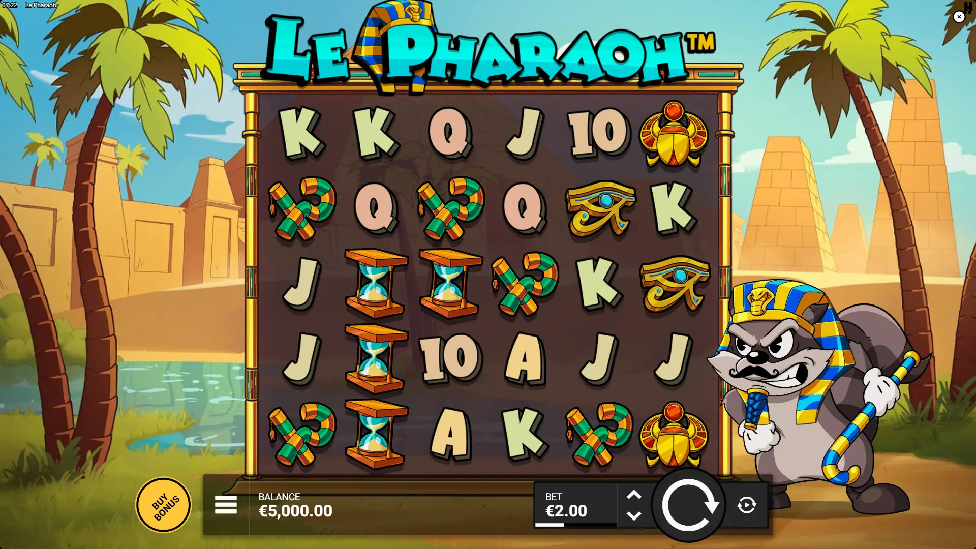 Playing Le Pharaoh