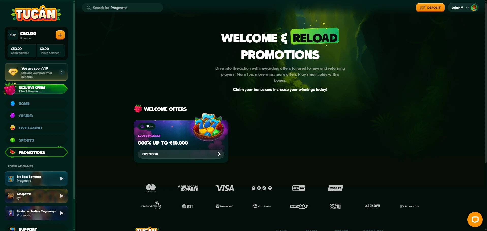 Promotions of this brand