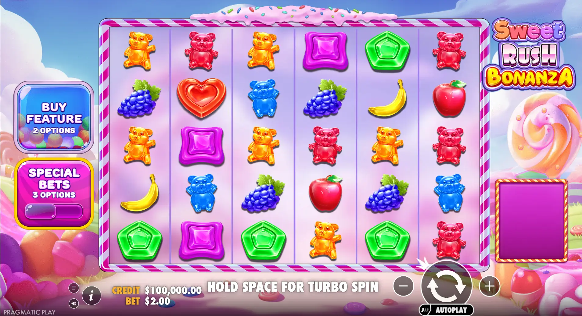 Playing Sweet Rush Bonanza