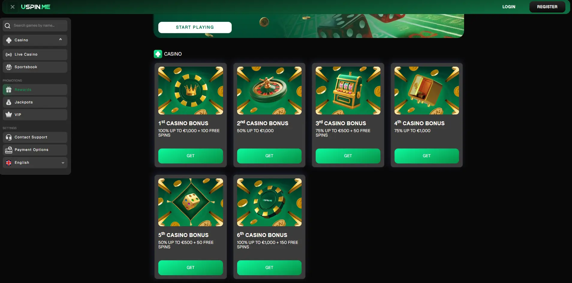 Bonuses of this brand