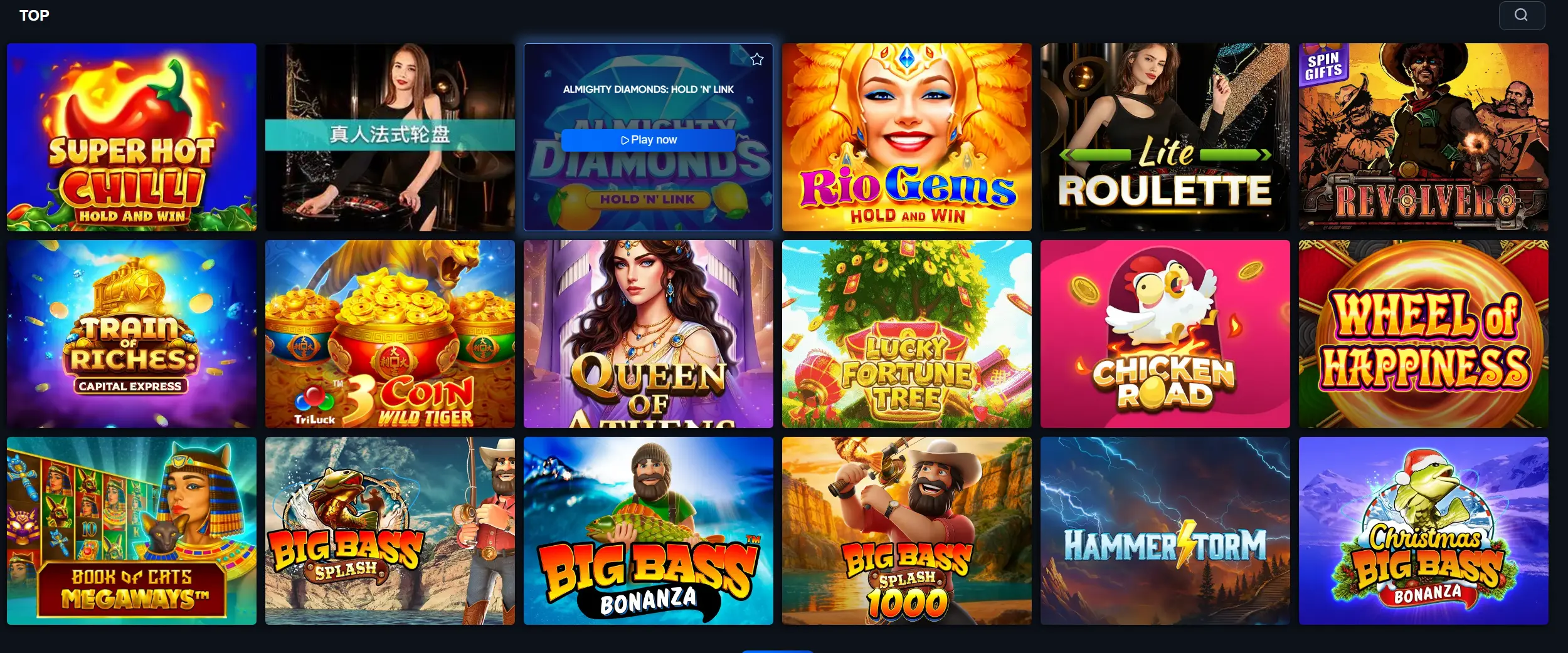 Slots available at TTM Casino - Top UK Destination for non gamstop customers